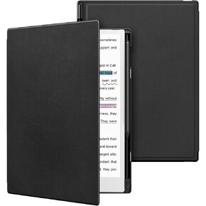 TiMOVO Case for Remarkable Paper Pro 11.8 Inch 2024, Lightweight Hard Back Shell Protective Book Folio Cover with Pen Holder for Remarkable Paper Pro Color Tablet, Support Auto Wake/Sleep,Brown
