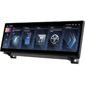 14.9-Inch Android 12 Car Stereo for BMW 5 Series F10 F11 (2013-2016) NBT System, Ram 4GB ROM 64GB Wireless CarPlay Android Auto Bluetooth IPS Touch Screen 2560 * 720p Upgrade Factory Radio