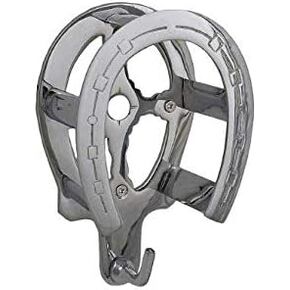 Fancy Chrome Horseshoe Bridle Bracket