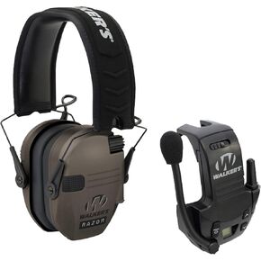 Walker's Razor Slim Low Profile Electronic Ear Muffs Flat Dark Earth with...