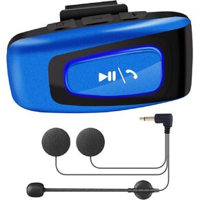 VR-robot Motorcycle Helmet Bluetooth Headset,Outdoor Helmet Speakers, Motorcycle Headphone High Battery Life Automatic Answer Music Control Hands Free, High Sound System Cycling/Skiing/Riding