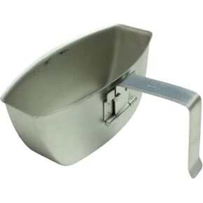 Bryburn Canteen Cup, Arctic, US Army Stainless Steel - Genuine Unissued
