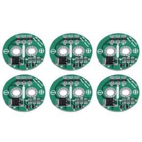 Taidda Farad Capacitor 2.5V, 6Pcs/Set Super Farad Capacitor 2.5V with Protection Board Module Limit Plate
