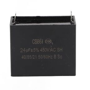 CBB61 Capacitor，450VAC 24uF Starting Capacitor Generator，50/60Hz Run Capacitor Motor Capacitor，for 400/350/300/250VAC UL/RU
