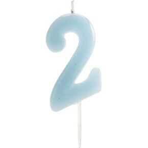 dekora - Original Birthday Candles Numbers in Pink - Candle 1 Birthday Girl - Birthday Candle 1 Year