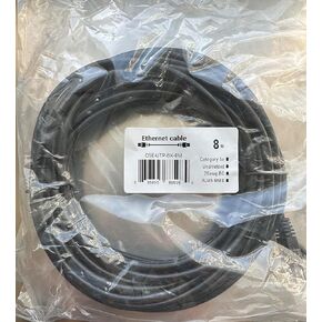 Cat5e Ethernet Cable, Unshielded, 26AWG BC, RJ45, 8M or 25 Feet - Globally Sourced, USA Service Quality - JMHTech Andover, KS USA