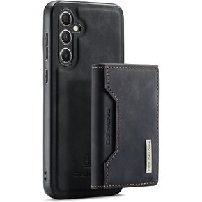 Detachable Wallet Phone Case for Samsung Galaxy A55, Retro Leather Card Holder Wallet Kickstand Removable with Magnetic Back Cover Slim Shockproof Case for Samsung Galaxy A55 5G (Coffee)
