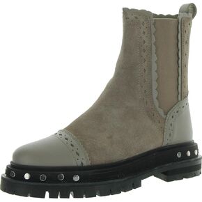 Free People Tate Chelsea Boots for Women - Leather Upper - Tread Synthetic Outsole - Leather & Textile Lining