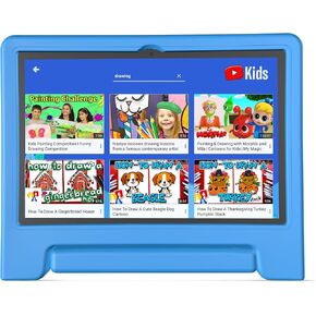 Kids Tablet, 10.1 Inch Tablet for Kids Android 14, 64GB Octa-Core, WiFi, Big Battery, Google Kids Space, Parental Control 1280 * 800 HD Display Children Tablets Pink