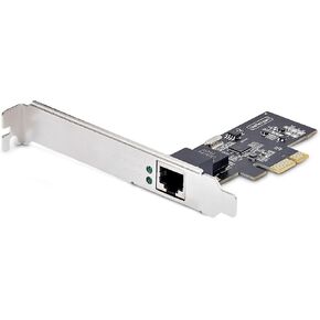 StarTech.com 1-Port 2.5Gbps PCIe Network Card, Computer Network Card, Intel I225-V, Multi-Gigabit Ethernet Interface Card