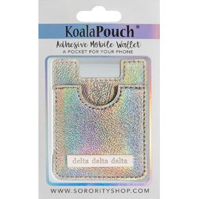 Sorority Shop Delta Delta Delta - Glitter Koala Pouch (Holographic)