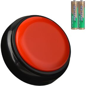 Red Record Buttons Recordable Button 30 Second Recording Buttons for Classroom Encouragement Words Desk Learning Record Daily Task