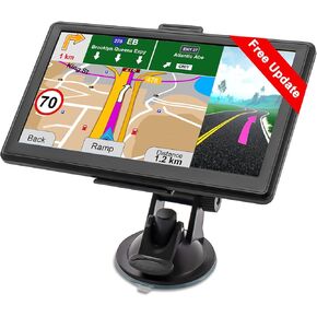 GPS Navigator for Car Truck GPS Commercial Drivers 2024 US/CA/MX Offline Maps, Free Map Update, Voice Guidance, Drive Alert, 7 Inch Handheld GPS Navigation System for Vehicle RV Semi Truck
