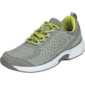 Orthofeet Women's Coral Sneaker, Gray, 10