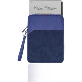 Tablet Sleeve for Remarkable Paper Pro 2024 e-Reader 11.8-inch，360 Protective Bag Carrying Case Water-Resistant，Blue.