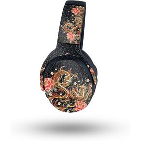 MightySkins Glossy Glitter Skin Compatible with Skullcandy Crusher ANC 2 - Stitch Dragons | Protective, Durable High-Gloss Glitter Finish | Easy to Apply