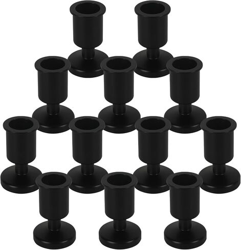 Copper Candle Holder Candlestick Holders - Set of 6 Decorative Candle Stand for Taper Candles, Metal Candle Stick Holder Decor for Wedding, Dinner, Party, Housewarming, Anniversary in Kuwait