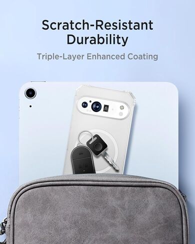 Miimall Cases Compatible with Google Pixel 9/9 Pro Case Magsafe, [Integrated TPU+PC Construction][Military Grade Protection] Full Body Shockproof Rugged Cover Case for Pixel 9/9 Pro, Black in Saudi Arabia