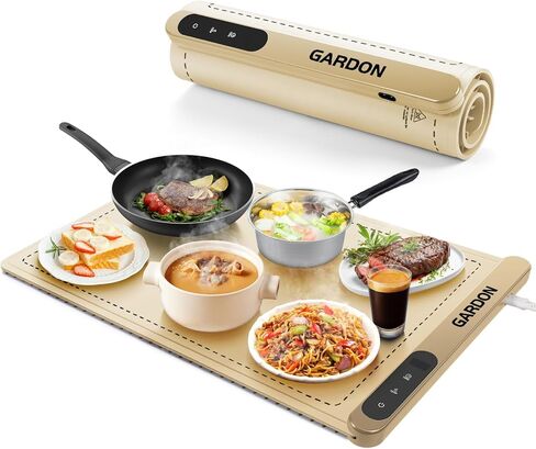 Gardon Electric Warming Tray, Evenly Heated All Surface,Upgraded Graphene Heating Wire, 6 Adjustable Temperature Settings, Food Warming Pad for Parties, Gatherings, Camping and Everyday Use in Saudi Arabia