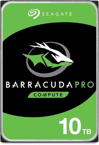 محرك الأقراص الصلبة الداخلي Seagate Barracuda Pro سعة 10 تيرابايت HDD - 3.5 بوصة SATA 6 جيجابايت/ثانية 7200 دورة في الدقيقة 256 ميجابايت ذاكرة تخزين مؤقت للكمبيوتر المكتبي (ST10000DM0004) (متجدد) in Kuwait