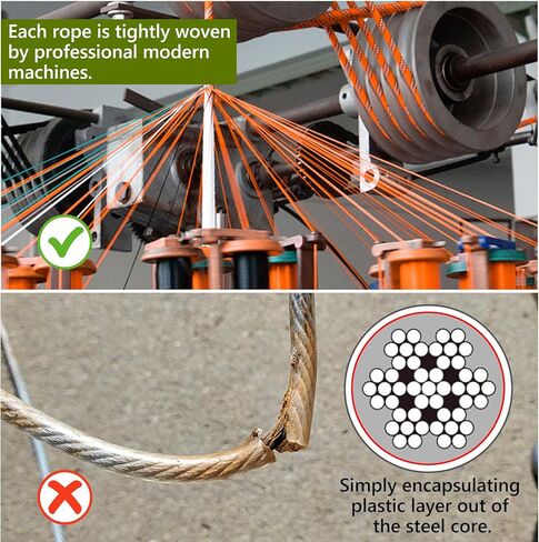 مقود تخييم الكلاب من تريسبرو، نظام عربة الكلاب بطول 45 قدم/50 قدم/75 قدم/100 قدم للكلاب التي يصل وزنها إلى 300 رطل، مقود محمول خفيف الوزن للكلاب للفناء، كابل ربط كلب عاكس للتخييم، الفناء، الحديقة، بالخارج in Kuwait