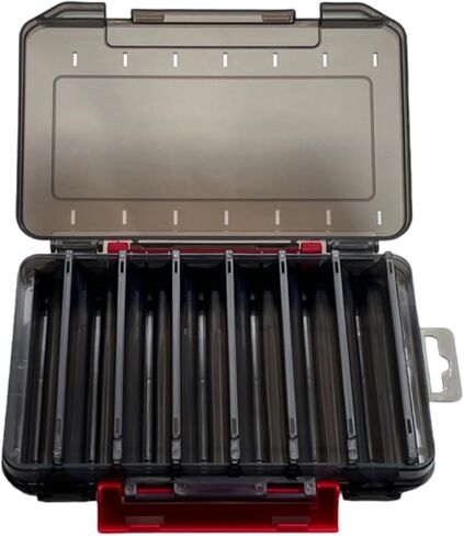 Lure Box for Fishing，Fishing Tackle Box(Black, L) in Saudi Arabia
