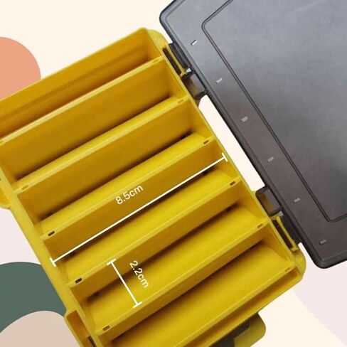 Lure Box for Fishing，Fishing Tackle Box(Black, L) in Saudi Arabia
