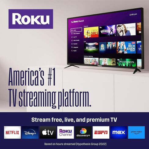 Westinghouse Roku TV - 40 Inch Smart TV, 1080P LED Full HD TV with Wi-Fi Connectivity and Mobile App, Flat Screen TV Compatible with Apple Home Kit, Alexa and Google Assistant in Saudi Arabia