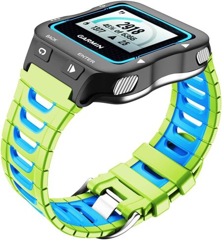 أحزمة ساعة بديلة، متوافقة مع Garmin Forerunner 920XT، سوار ساعة من السيليكون. (أحمر أبيض) in Kuwait