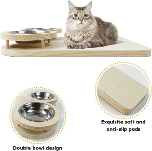 أرجوحة القطط، أرفف حائط للقطط مع 3 خطوات ورفين لطعام القطط، أرفف للقطط مثبتة على الحائط، عمود خدش للقطط، أرفف للقطط مع غطاء قطيفة ومجاثم لرف تسلق القطط على الحائط in Kuwait