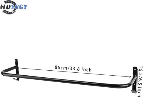 قطعة واحدة من شريط بطانية الحصان مع خطافات لجام، رف بطانية مثبت على الحائط، رف بطانية ثابت للحصان لتعليق بطانيات الحصان ومنصات السرج، يتضمن أدوات التثبيت in Kuwait