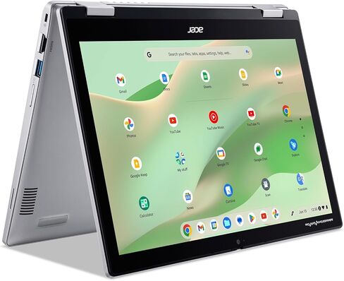 acer Chromebook Spin 312 CP312-1HN-34Z7 Convertible Laptop | Intel Core i3-N305 | 12.2" WUXGA IPS Corning Gorilla Glass Touch Display | 8GB LPDDR5 | 128GB eMMC | Wi-Fi 6E | Full HD Webcam | Chrome OS in Saudi Arabia