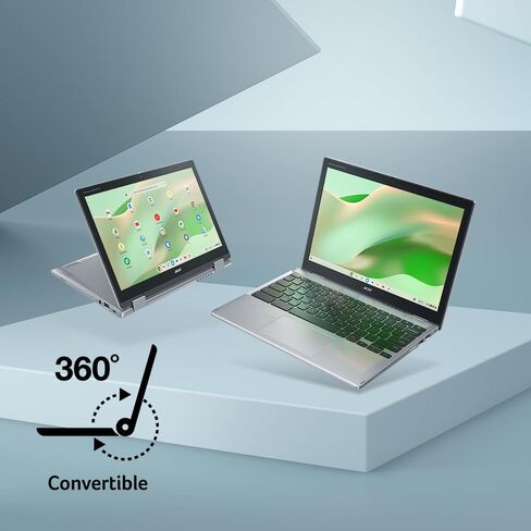 acer Chromebook Spin 312 CP312-1HN-34Z7 Convertible Laptop | Intel Core i3-N305 | 12.2" WUXGA IPS Corning Gorilla Glass Touch Display | 8GB LPDDR5 | 128GB eMMC | Wi-Fi 6E | Full HD Webcam | Chrome OS in Saudi Arabia
