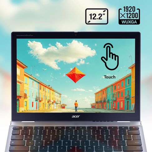 acer Chromebook Spin 312 CP312-1HN-34Z7 Convertible Laptop | Intel Core i3-N305 | 12.2" WUXGA IPS Corning Gorilla Glass Touch Display | 8GB LPDDR5 | 128GB eMMC | Wi-Fi 6E | Full HD Webcam | Chrome OS in Saudi Arabia