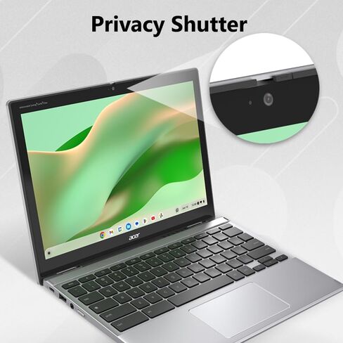 acer Chromebook Spin 312 CP312-1HN-34Z7 Convertible Laptop | Intel Core i3-N305 | 12.2" WUXGA IPS Corning Gorilla Glass Touch Display | 8GB LPDDR5 | 128GB eMMC | Wi-Fi 6E | Full HD Webcam | Chrome OS in Saudi Arabia