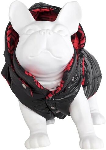 Ziggy Puffer Red Vest with Removable Hood Windproof Dog Winter Jacket Warm Dog Vest Cold Weather Pet Apparel for Small Medium Large Dogs (X-Large) in Saudi Arabia