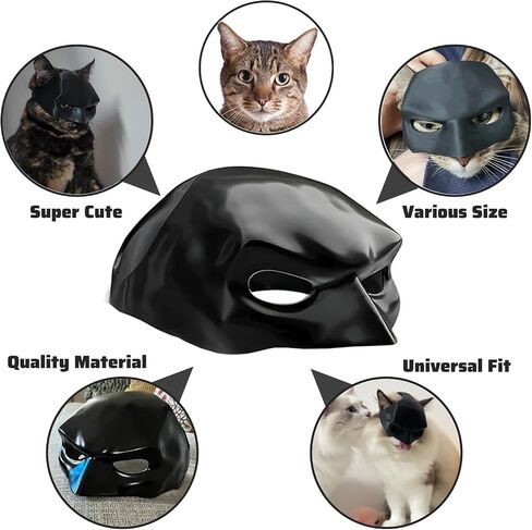 Bat Cat Mask for Cats, Batcat Mask, Bat Mask for Pet Cats, Catbat Mask For Cats, Cat Mask Halloween Customes in Saudi Arabia