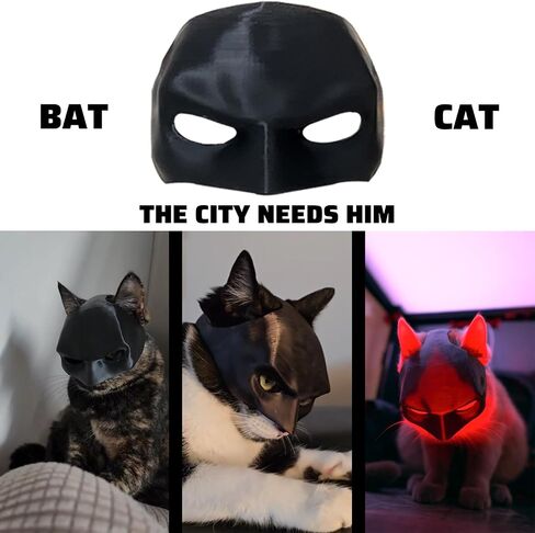 Bat Cat Mask for Cats, Batcat Mask, Bat Mask for Pet Cats, Catbat Mask For Cats, Cat Mask Halloween Customes in Saudi Arabia