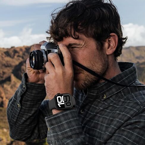 سوار رياضي متوافق مع ساعة Apple 49 مم 46 مم 45 مم 44 مم 42 مم 41 مم 40 مم 38 مم للنساء والرجال، استبدال أساور المعصم الرياضية المصنوعة من السيليكون الناعم لسلسلة iWatch 10/9/8/7/6/5/4/3/2/1 Ultra SE، أسود in Kuwait