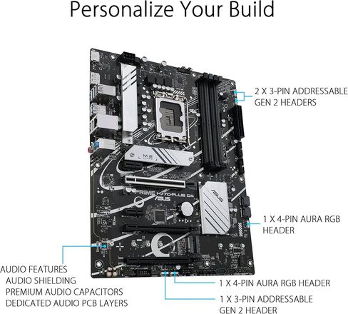 ASUS Prime H770-PLUS D4 (Socket 1700/H770/DDR4) in Saudi Arabia