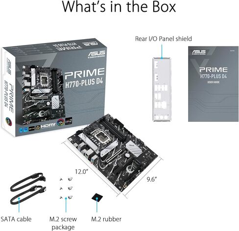 ASUS Prime H770-PLUS D4 (Socket 1700/H770/DDR4) in Saudi Arabia