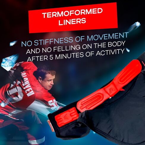 IceArmax Hockey Neck Guard Reinforced Protection from Both Hits and Cuts Youth and Kids Sizes from XS to XXL Helps to Avoid Knock Injuries and Skate Lacerations in Saudi Arabia