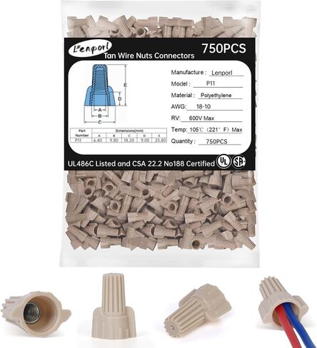 400PCS Red Wire Connectors Nuts, Winged Electrical Wire End Connectors Caps, Easy Twist-On Screw On Type Connectors for 22-8 AWG,HS P12 Screw Terminals for Connect Electrical Wiring in Saudi Arabia