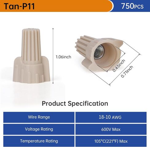 400PCS Red Wire Connectors Nuts, Winged Electrical Wire End Connectors Caps, Easy Twist-On Screw On Type Connectors for 22-8 AWG,HS P12 Screw Terminals for Connect Electrical Wiring in Saudi Arabia