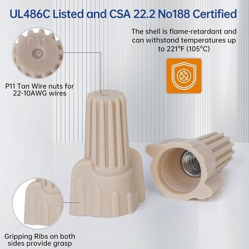 400PCS Red Wire Connectors Nuts, Winged Electrical Wire End Connectors Caps, Easy Twist-On Screw On Type Connectors for 22-8 AWG,HS P12 Screw Terminals for Connect Electrical Wiring in Saudi Arabia