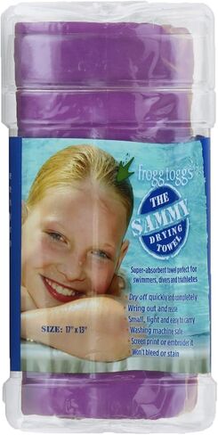 منشفة Frogg Toggs FT Sammy، أرجواني ملكي، مقاس واحد in Kuwait