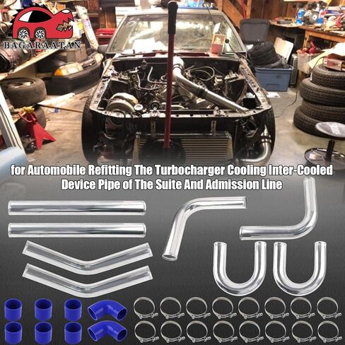 مجموعة أنابيب على شكل حرف U من الألومنيوم ذات المبرد الداخلي مقاس 3 بوصات مع قارنة توصيل ومشابك على شكل حرف T in Kuwait