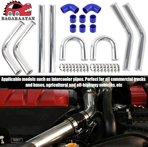 مجموعة أنابيب على شكل حرف U من الألومنيوم ذات المبرد الداخلي مقاس 3 بوصات مع قارنة توصيل ومشابك على شكل حرف T in Kuwait