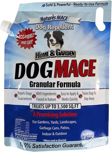 Nature's MACE Dog Repellent, 2.5 Granular, for Lawn, Yard, Garden, & Plants, Outdoor No-Dig, Dog Repellent and Training Tool, Dog Repellent for Yard, Dog Digging Repellent, Treats 1,400 Sq. Ft. in Saudi Arabia