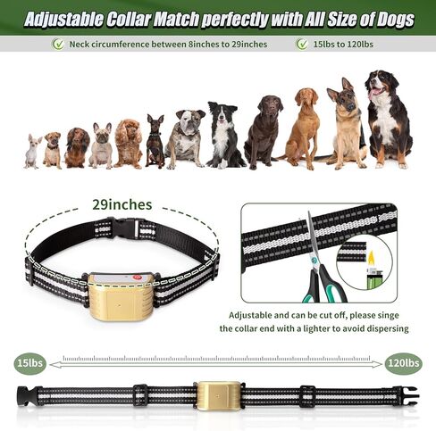 Wireless Dog Fence System & Remote Training Collar, 990FT Adjustable Electric Fence for Large/Medium/Small Dogs, 2.4G Signal Dog Containment System with 3 Training Modes in Saudi Arabia